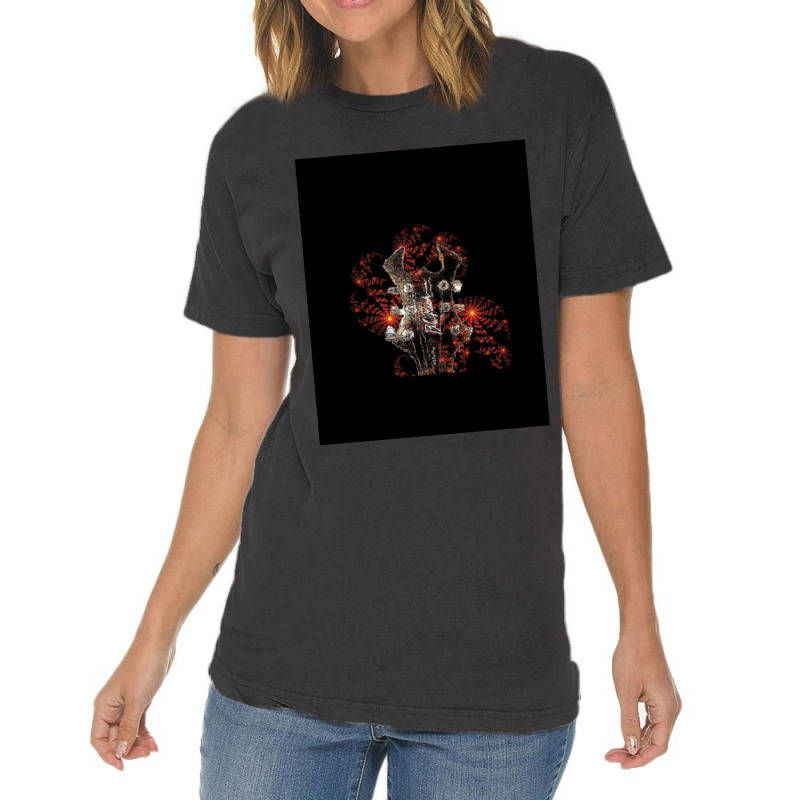 Heavy Metal Guitars Bc Rich Warlock Black No Text Vintage T-Shirt by ELIZABETHKARLENEWINCELOWICZ | Artistshot