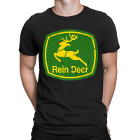 Rein Deer Christmas Parody Holiday Farm Tractor Joke T-shirt | Artistshot