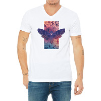 Death Moth V-neck Tee | Artistshot