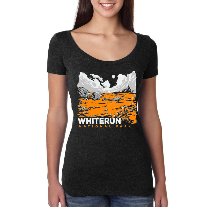 Skyrimm National Park Women's Triblend Scoop T-shirt by BARBARABURNETTWEST | Artistshot