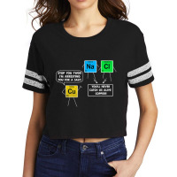 Salt And Copper Periodic Table Police Pun Chemistry Scorecard Crop Tee | Artistshot