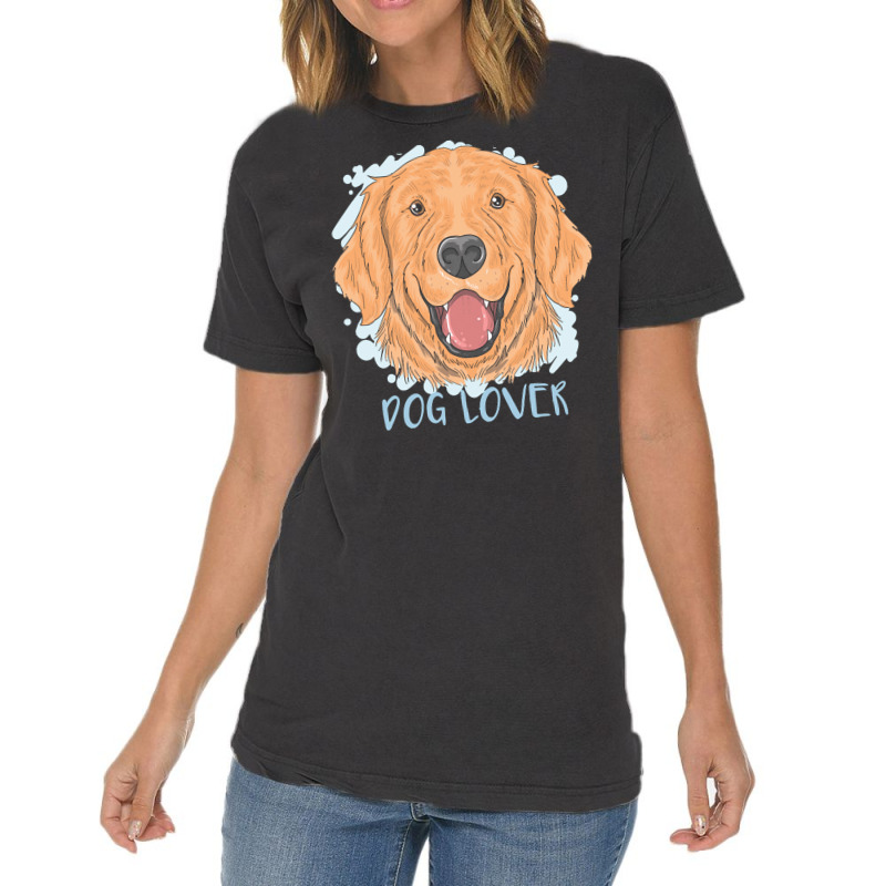 Golden Retriever T Shirt Golden Retriever Dog Vintage T-shirt | Artistshot