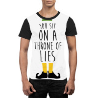 Elf   You Sit On A Throne Of Lies Graphic T-shirt | Artistshot