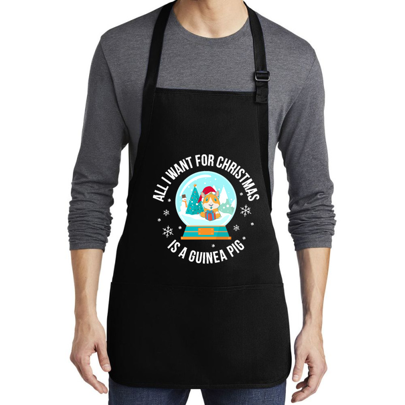 Guinea Pig T  Shirt Guinea Pig Funny Christmas Gift T  Shirt Medium-length Apron | Artistshot