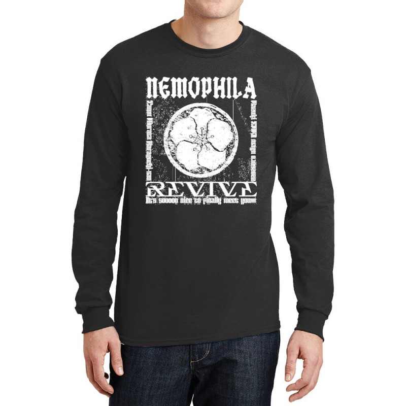 Revive Nemophila Classic Long Sleeve Shirts by ANDREACOOPERSMITH | Artistshot