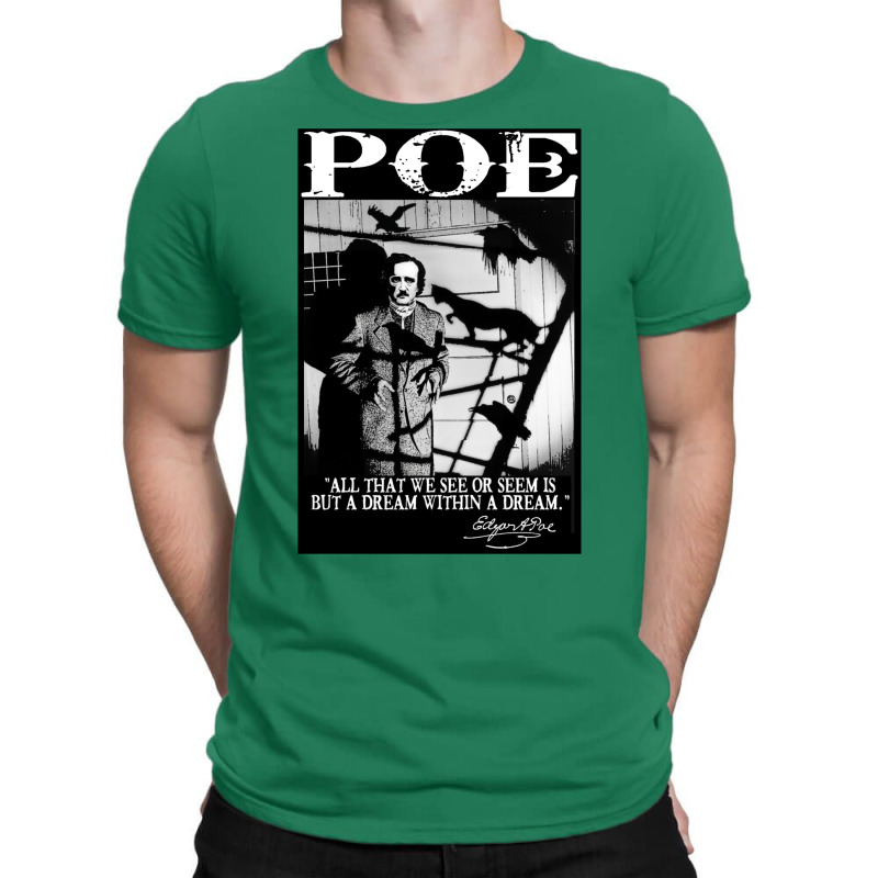 Edgar Allan Poe T-Shirt by salayobatrazf | Artistshot