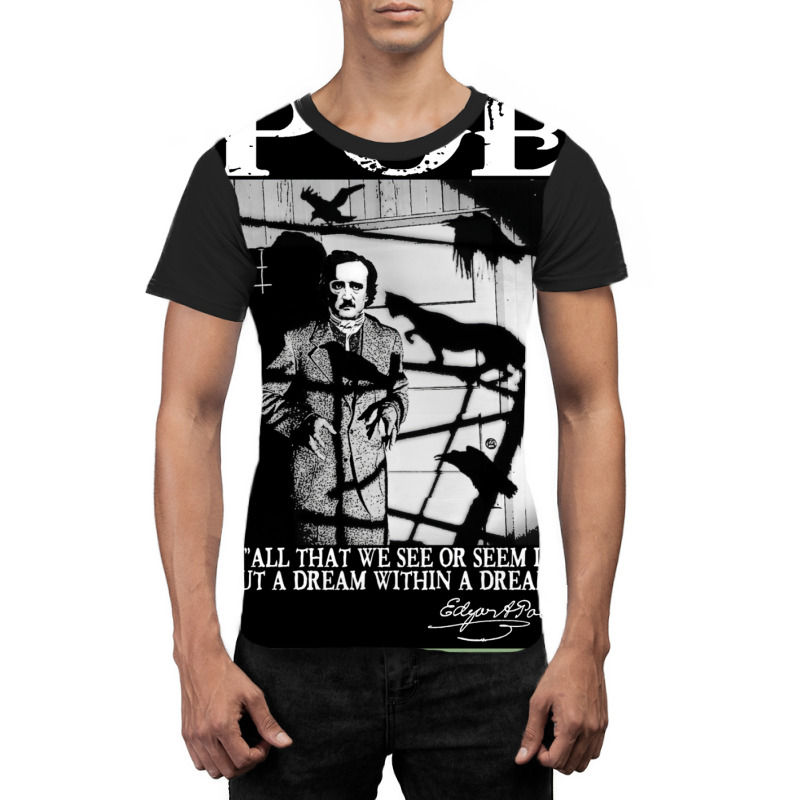 Edgar Allan Poe Graphic T-shirt by salayobatrazf | Artistshot