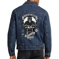 Ride Or Die Biker Community Motorcycle Lifestyle Men Denim Jacket | Artistshot