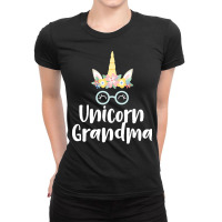 Unicorn Grandma T  Shirt Unicorn Grandma Magical Grandmother Appreciat Ladies Fitted T-shirt | Artistshot