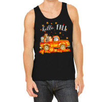 Hello Fall Owls In Car Autunm T  Shirt Owls Hello Fall   Owls In Car P Tank Top | Artistshot