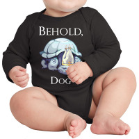 Limited Edition King Behold, Dog Long Sleeve Baby Bodysuit | Artistshot