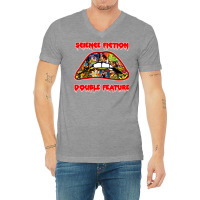 Science Fiction  Double Feature (lips! Lips!! Lips!!!) V-neck Tee | Artistshot