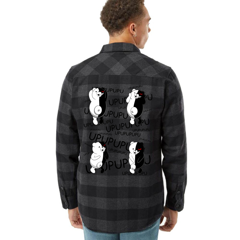 Monokuma Mosaic Flannel Shirt | Artistshot