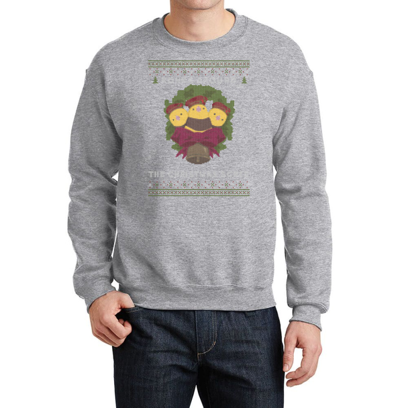 Ronka Around Ugly Christmas Sweater   Xiv Crewneck Sweatshirt by actheguisaob | Artistshot