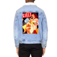 Gun Crazy Call Girl Unisex Sherpa-lined Denim Jacket | Artistshot