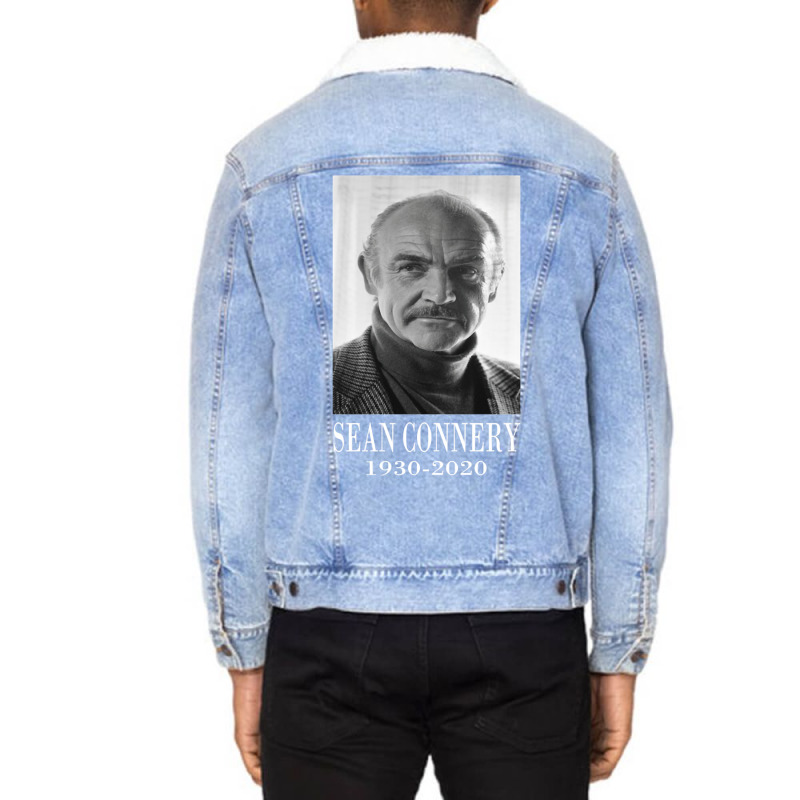 Sean Connery Bond Funny Gifts Unisex Sherpa-Lined Denim Jacket by actheguisaob | Artistshot