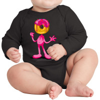 Donut Man Long Sleeve Baby Bodysuit | Artistshot