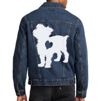 I Love My Yorkie Yorkshire Terrier Gift T Shirt Men Denim Jacket | Artistshot