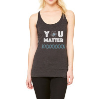 You Matter Funny Science Energy Universe Positivity Graphic Tank Top Racerback Tank | Artistshot