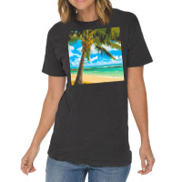 Palm Beach T  Shirt Palm Beach Morning T  Shirt Vintage T-shirt | Artistshot