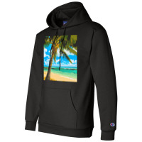 Palm Beach T  Shirt Palm Beach Morning T  Shirt Champion Hoodie | Artistshot