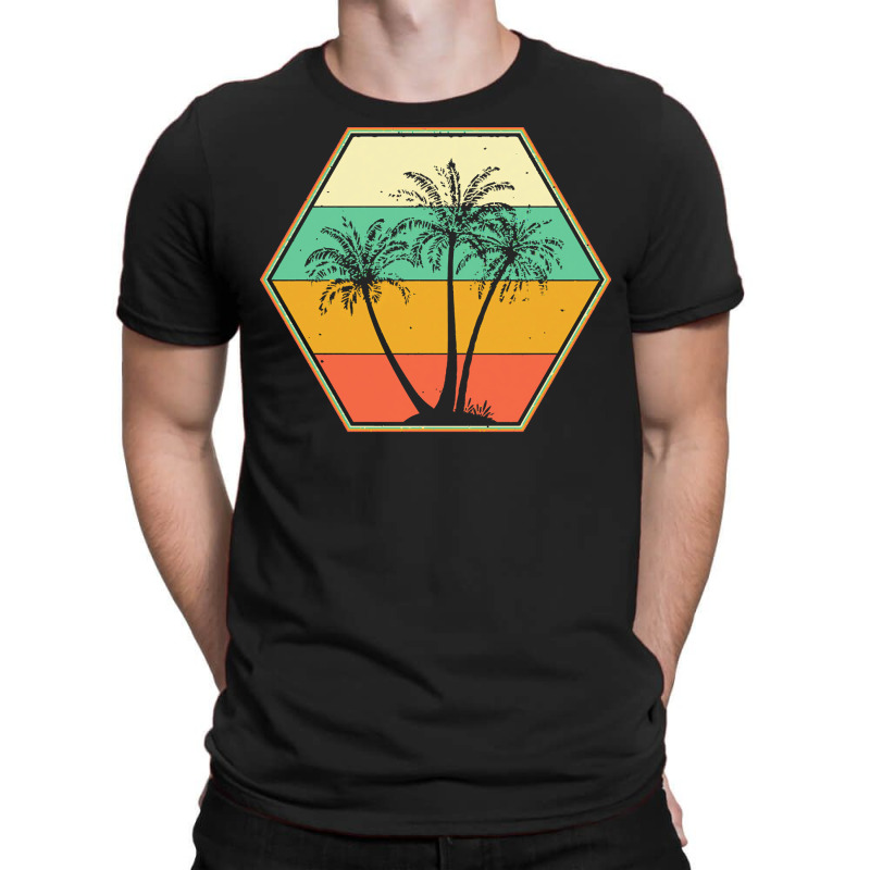 Palm Tree T  Shirt Palm Tree Vintage Retro Style Tropical Beach Themed T-shirt | Artistshot