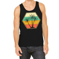 Palm Tree T  Shirt Palm Tree Vintage Retro Style Tropical Beach Themed Tank Top | Artistshot