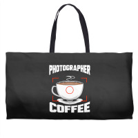 Photographer T  Shirt Photographer Fueled By Coffee Camera Photography Weekender Totes | Artistshot