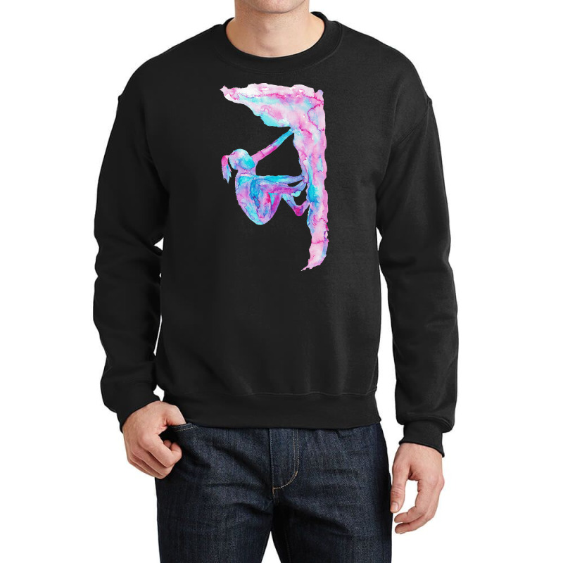 Rock Climbing Watercolour Crewneck Sweatshirt | Artistshot