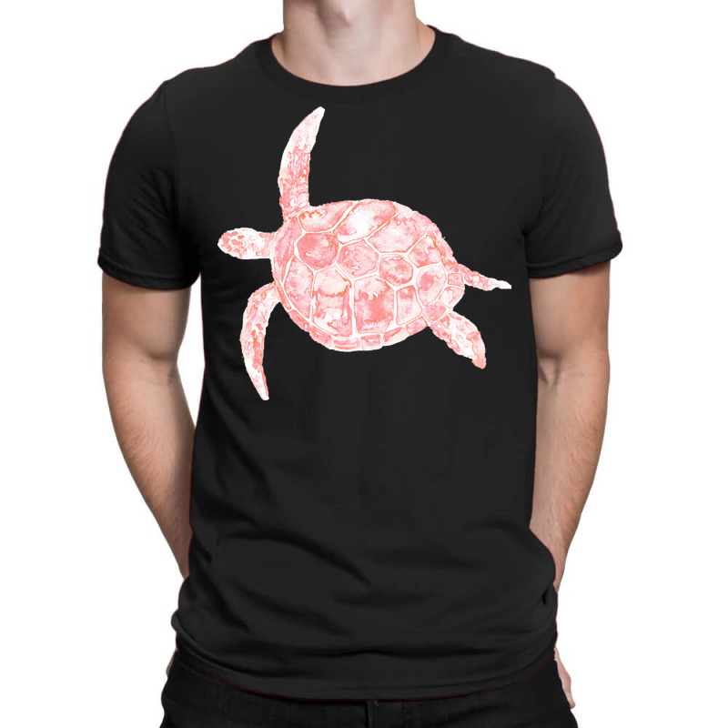 Sea Turtle Watercolor Xmas T-shirt | Artistshot