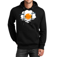 Sunset T  Shirt Sunset As Fried Egg Illustration T  Shirt Unisex Hoodie | Artistshot