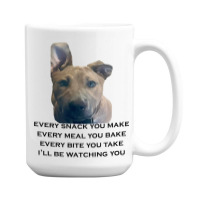 Barley I'll Be Watching You T Shirt 15 Oz Coffee Mug | Artistshot