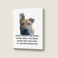 Barley I'll Be Watching You T Shirt Portrait Canvas Print | Artistshot