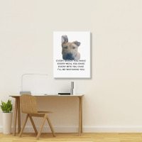 Barley I'll Be Watching You T Shirt Portrait Canvas Print | Artistshot