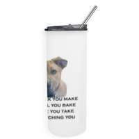 Barley I'll Be Watching You T Shirt Skinny Tumbler | Artistshot