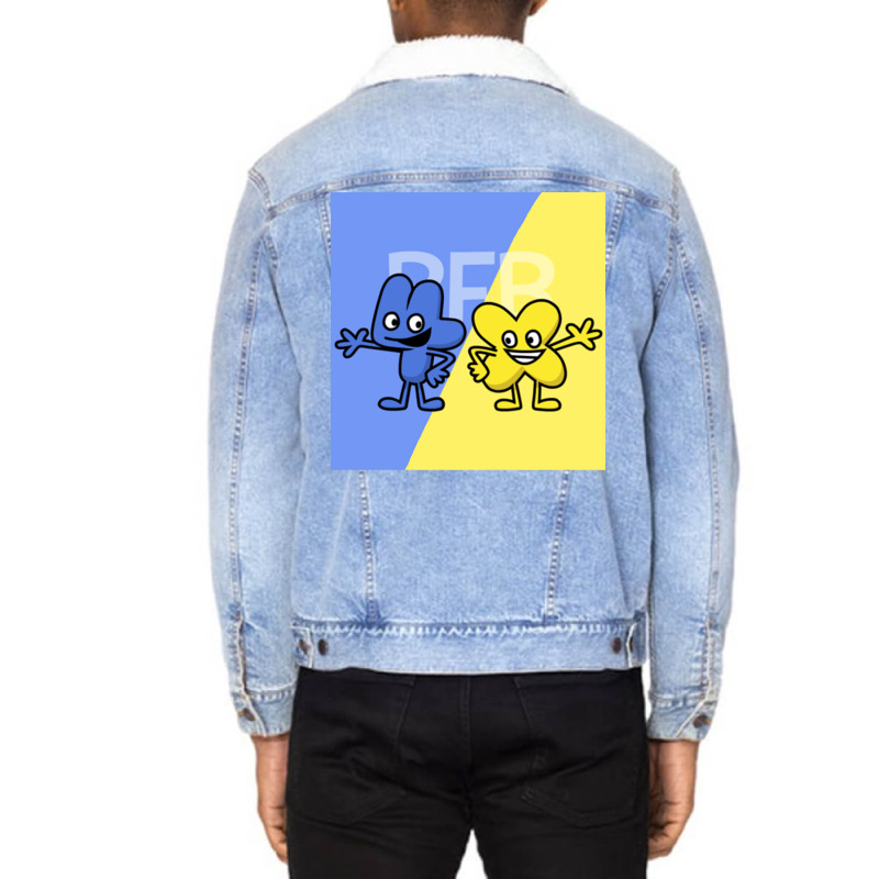 Bfb 4 And X Design Unisex Sherpa-lined Denim Jacket | Artistshot