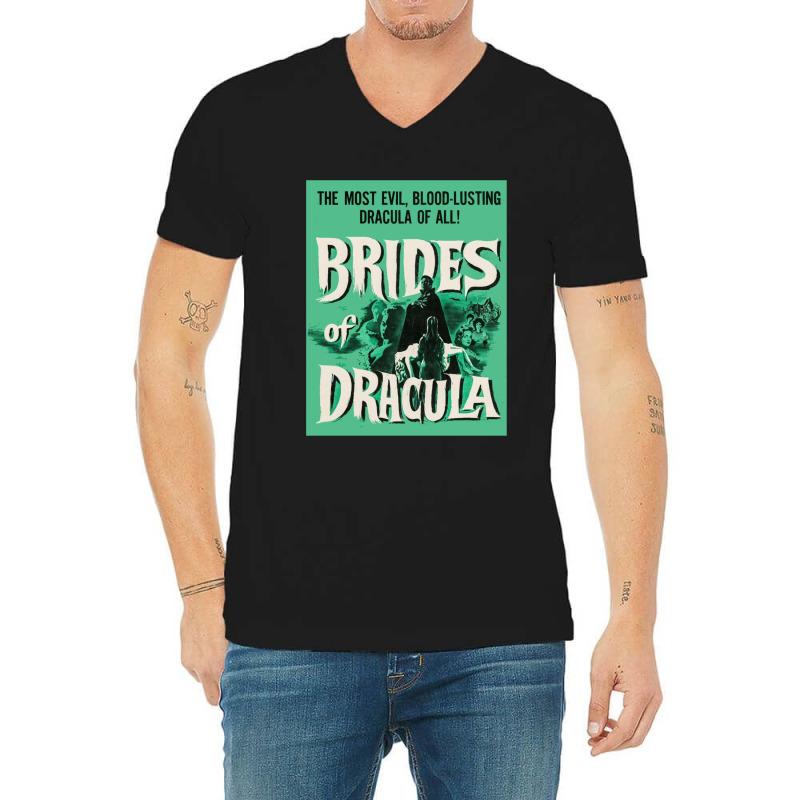 Brides Of Dracula Classic V-neck Tee | Artistshot