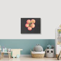 Tomato Wall Watercolor Landscape Canvas Print | Artistshot