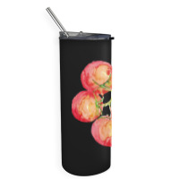 Tomato Wall Watercolor Skinny Tumbler | Artistshot