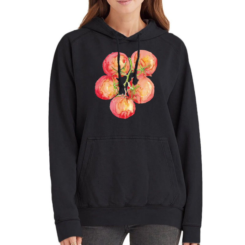 Tomato Wall Watercolor Vintage Hoodie | Artistshot