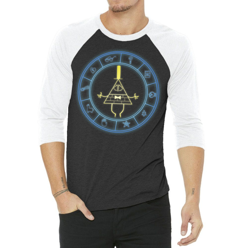 Bill's Wheel From Gravity Falls 1 3/4 Sleeve Shirt | Artistshot