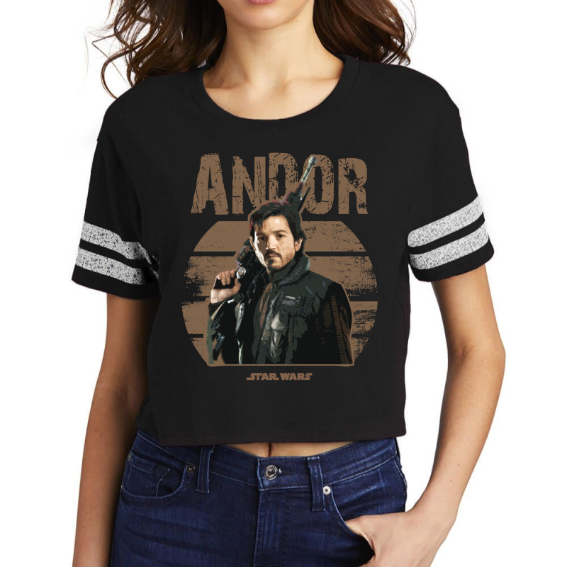 Limited Edition Retro Andor Man Scorecard Crop Tee by Bostic Walling | Artistshot