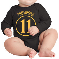 Limited Edition Klay Thompson Number Long Sleeve Baby Bodysuit | Artistshot