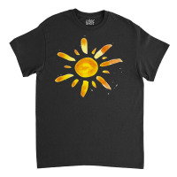 Watercolor Sun Classic T-shirt | Artistshot