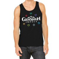 Genshin Impact Elements (colours) Tank Top | Artistshot