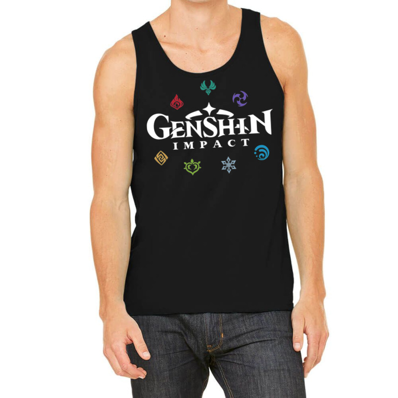 Genshin Impact Elements (colours) Tank Top | Artistshot