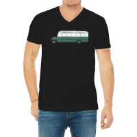 Into The Wild Png Magic Bus S142 V-neck Tee | Artistshot