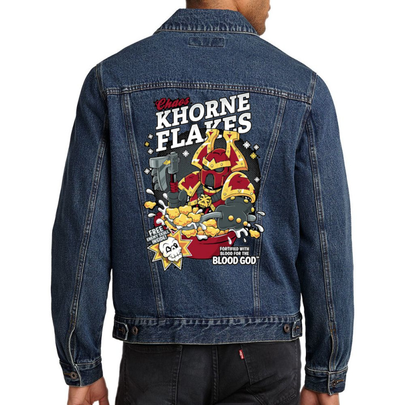 Chaos Khorne Flakes Men Denim Jacket | Artistshot