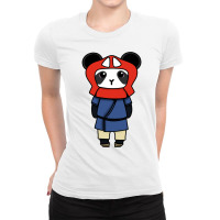 Ashitaka Panda Ladies Fitted T-shirt | Artistshot