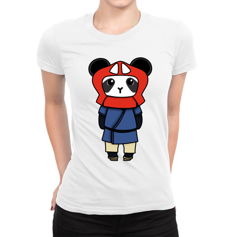 Ashitaka Panda Ladies Fitted T-Shirt by STEVEHICKS | Artistshot